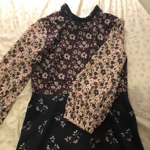 1901 beautiful flower dress